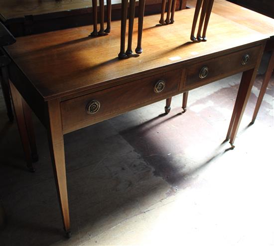 Edwardian mahogany side table